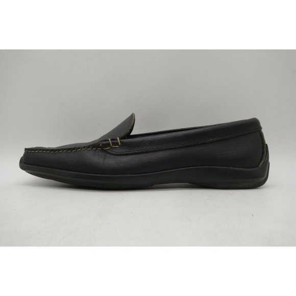 Foot Joy FJ Black Leather Dress Casual Slip On Driving Loafers Shoes Men\'s 9.5 D main image 6